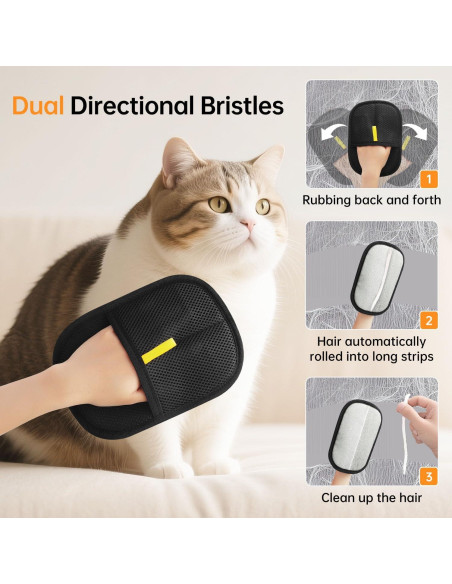 Guantes de Limpieza Reutilizables INABULETWO para Mascotas