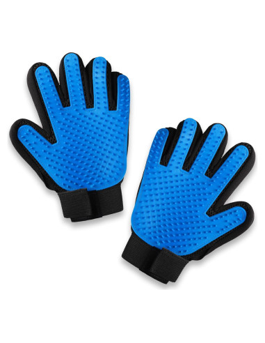 Guantes de Acicalamiento Pets First para Perros y Gatos 22.86x8.13cm
