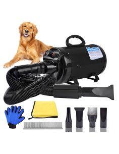 Secador de Perros HooHcc 4.5HP Ajustable con Accesorios