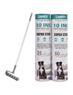 Rodillo de Pelusa Grande Sowind 10" con Mango Extensible 4ft