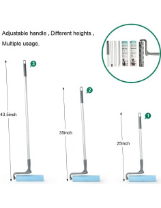 Rodillo de Pelusa Grande Sowind 10" con Mango Extensible 4ft 2