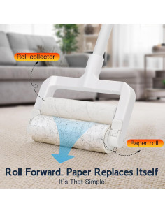 Rodillo de Pelusa Automático Doonly 2025, 360 Hojas Extra Pegajosas 2