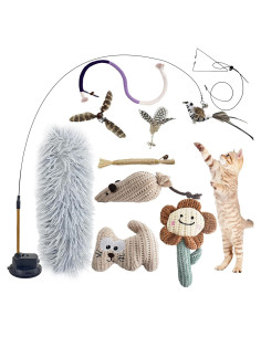Juguetes Interactivos para Gatos 7 en 1 con Ventosa Donguan