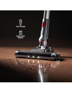 Aspiradora Inalámbrica KZXKGXL AK-X9 220W HEPA 20min Rojo 2