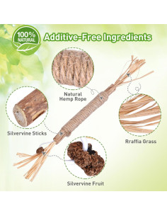 Palitos de Masticar Silvervine Petizer 16 Piezas Naturales 2