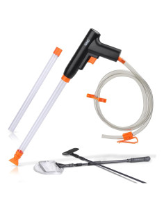 Kit de Limpieza para Acuarios hygger - Aspiradora de Grava y Cepillo