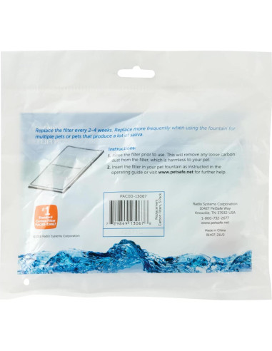 Filtros de Carbono PetSafe Drinkwell para Fuentes de Agua - 3 Unidades