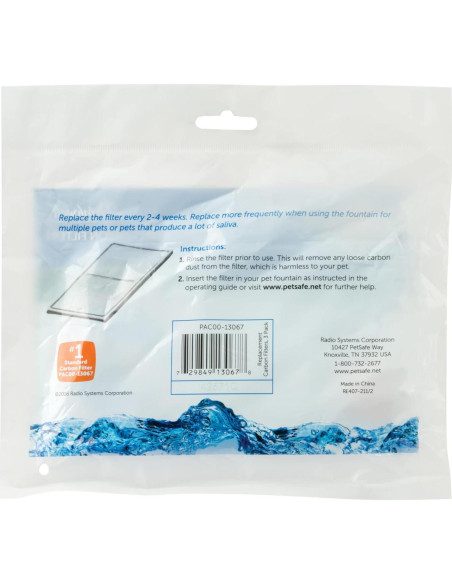 Filtros de Carbono PetSafe Drinkwell para Fuentes de Agua - 3 Unidades Filtros de Carbono PetSafe Drinkwell para Fuentes de Agua - 3 Unidades