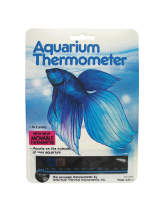 Termómetro de Acuario LCR Hallcrest Cristal Horizontal 17cm