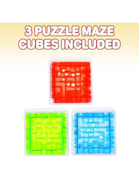 Juego de Cubos de Rompecabezas Laberinto Gamie - Set de 3 Juego de Cubos de Rompecabezas Laberinto Gamie - Set de 3