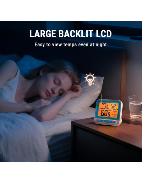 Termómetro de piscina digital ThermoPro TP211B flotante IPX8