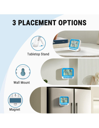 Termómetro de piscina digital ThermoPro TP211B flotante IPX8