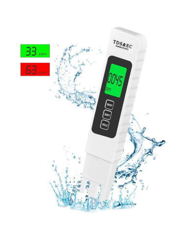 Medidor de agua digital TDS MEWMINGLE 4 en 1 - Preciso y confiable