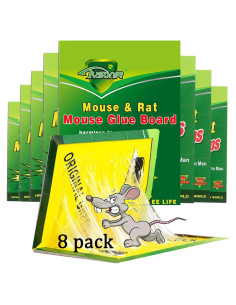 Trampas de Pegamento para Ratones Tysonir - 8 Unidades Ecológicas