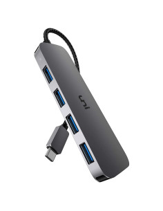 Adaptador USB C a 4 USB A uni, Hub Thunderbolt 3/4 50g