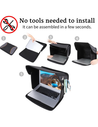 Sombra para Laptop YUMTIM 12-14'' Protección Privacidad