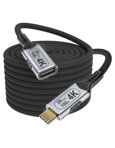 Cable de Extensión USB-C 3.2 BAWIOFIAU 5M 20Gbps 100W 4K
