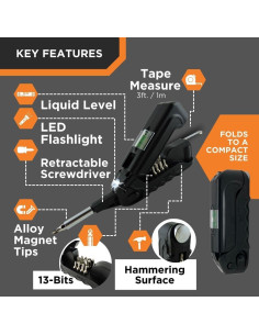 Kelvin Tools - Destornillador Urbano 17 en 1 Compacto 2