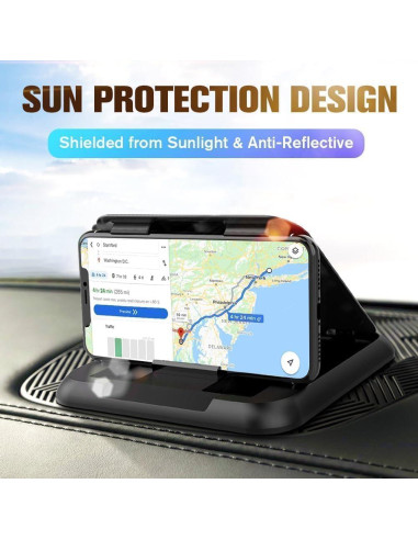 Soporte Universal para Teléfono de Coche Milukon - Ajustable