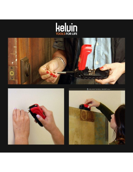 Kelvin Tools - Destornillador Urbano 17 en 1 Compacto