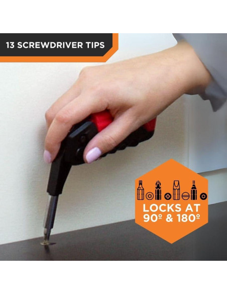 Kelvin Tools - Destornillador Urbano 17 en 1 Compacto