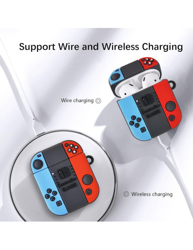 Funda de Silicona 3D AIRSPO para AirPods 1 y 2 - Caricatura Linda