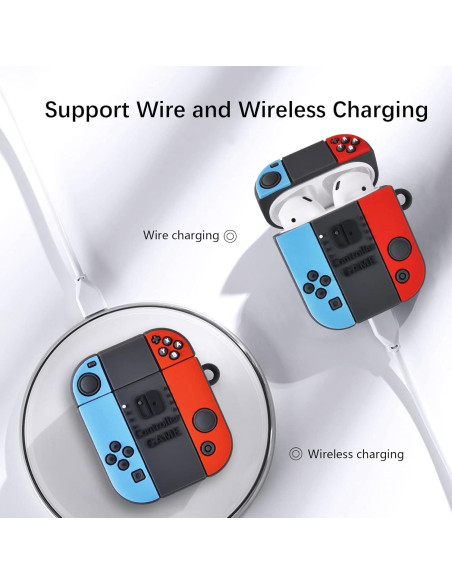 Funda de Silicona 3D AIRSPO para AirPods 1 y 2 - Caricatura Linda