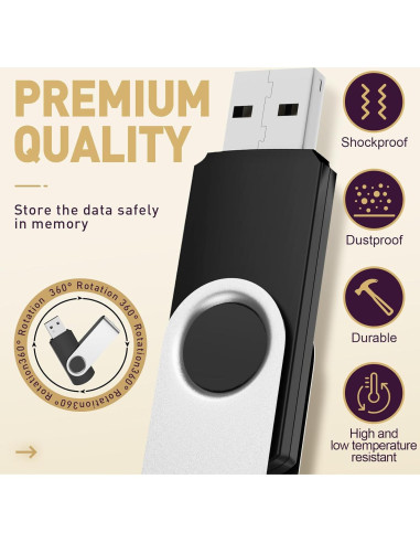 Unidad Flash FEBNISCTE 16GB - Paquete de 10 USB 2.0