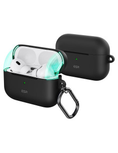 Funda ESR para AirPods Pro 2da Gen. Negra - Protección Completa