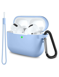 Funda de Silicona Lerobo para AirPods Pro 1 y 2 - Lila