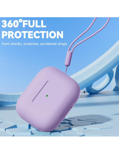 Funda Protectora Silicona Apple AirPods Pro 2 Gen + Kit Limpieza