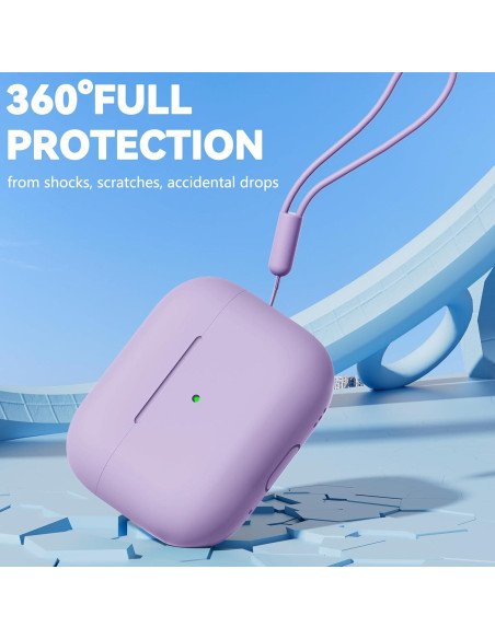 Funda Protectora Silicona Apple AirPods Pro 2 Gen + Kit Limpieza