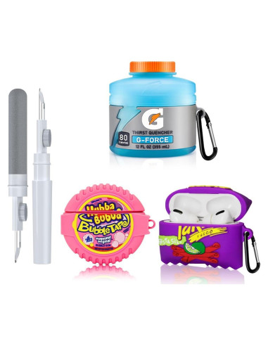 Funda Silicona 3D YIPINJIA para AirPods Pro 2 - Paquete de 3