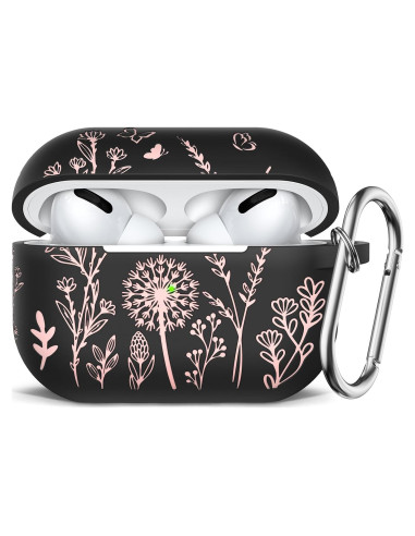 Funda Silicona Floral Minyee para AirPods Pro 1ra/2da Gen