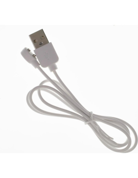 Cable de Carga USB Magnético 6mm YiKaiEn 0.82m Blanco