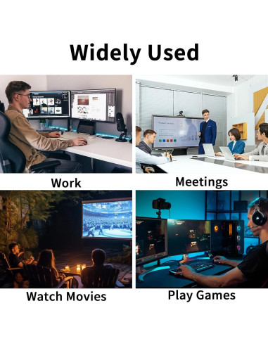 Adaptador USB C a Doble HDMI Aplimln 4K@60Hz para Laptop