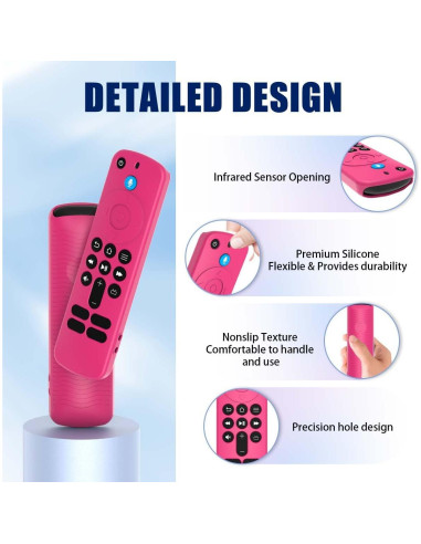 Funda de Silicona para Control Remoto Fire TV Stick HD/4K 2024/2023