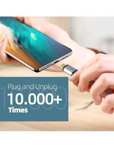 Cable USB C a HDMI Elecan 1.83 m 4K 60Hz Alta Velocidad