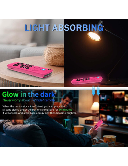 Funda de Silicona para Control Remoto Fire TV Stick HD/4K 2024/2023