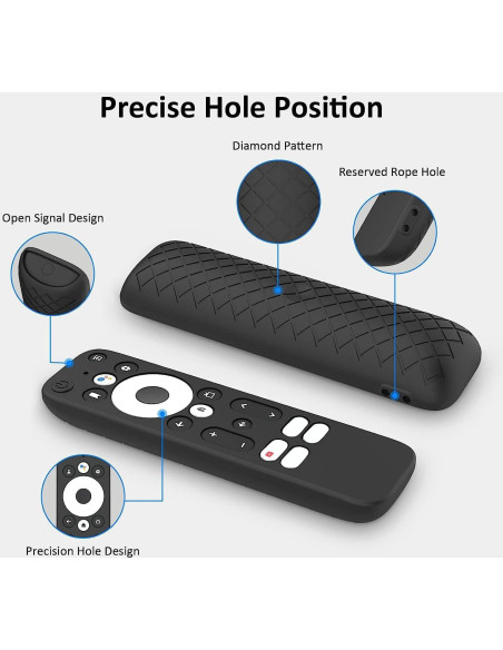 Funda de control remoto silicona Mecool KD3/Onn Android TV