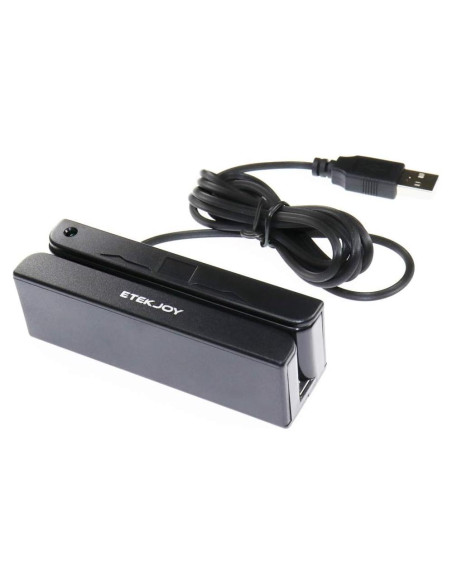 Lector de Tarjetas Magnéticas USB ETEKJOY ET-MSR90 3 Pistas