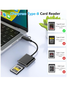 Lector de Tarjetas CFexpress Tipo B Rocketek USB 3.2 10Gbps 2