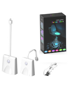 Luz Nocturna para Inodoro CGSZDMZY LED 16 Colores Recargable