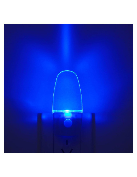 Luz Nocturna LED CICINY con Sensor de Movimiento 0.5W Azul