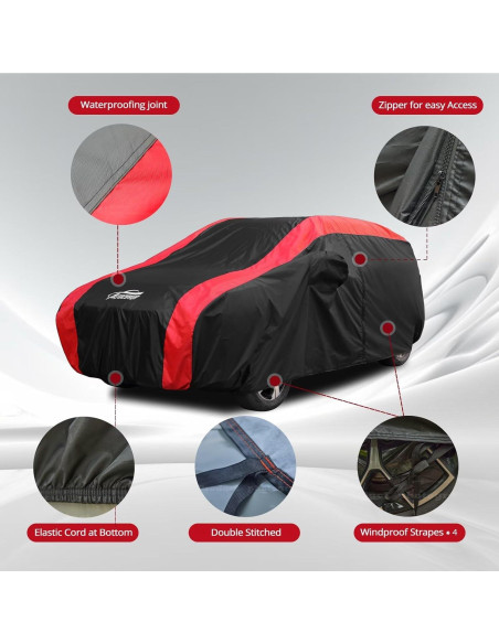 Cubierta SUV Impermeable AltoCover Ajuste Universal 482 cm