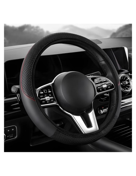 Cubierta de Volante SHMZK 15" Fibra de Carbono Antideslizante