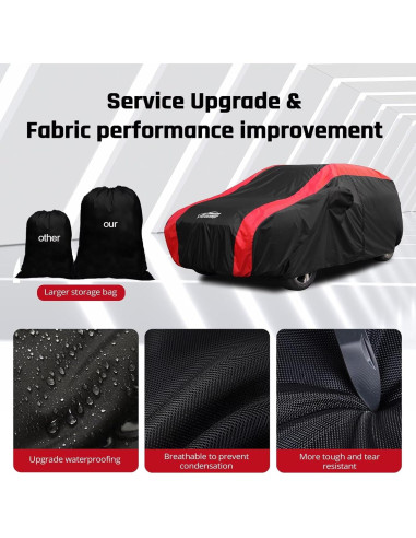 Cubierta SUV Impermeable AltoCover Ajuste Universal 482 cm