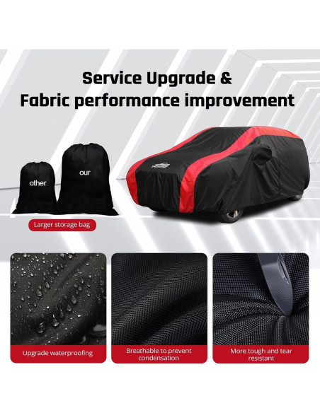 Cubierta SUV Impermeable AltoCover Ajuste Universal 482 cm