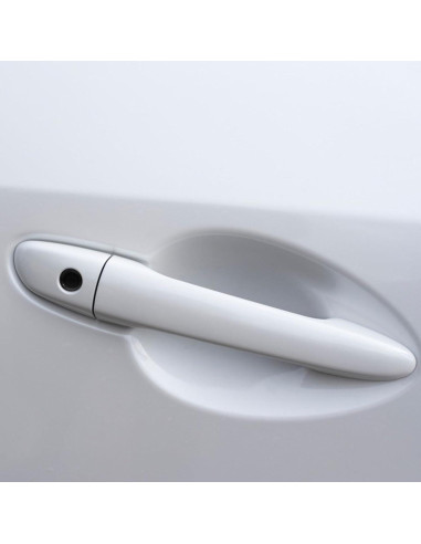 8 Piezas Cubierta Protectora Agujero Llave Coche TIESOME Negro