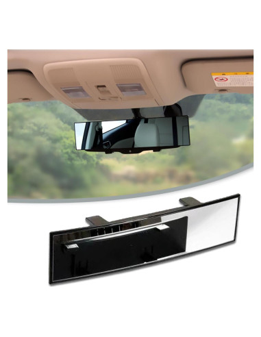 Espejo Retrovisor Panorámico Honibaoto 30.7x7.9 cm Antideslumbrante